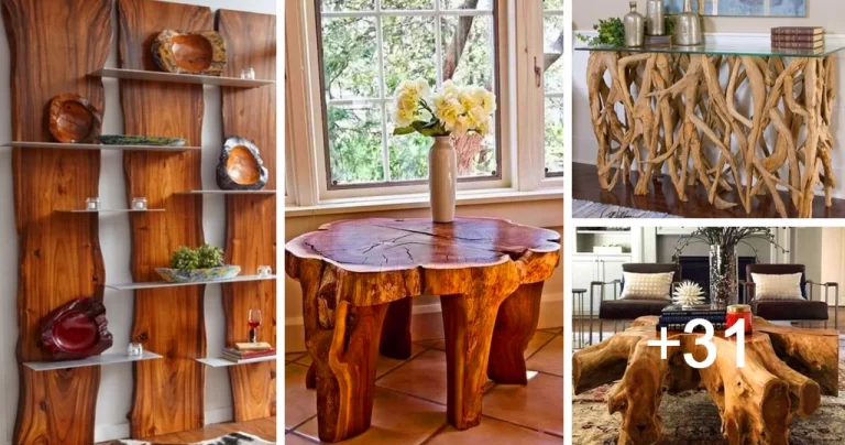 Read more about the article Ideas Creativas de Muebles Hechos con Madera Natural