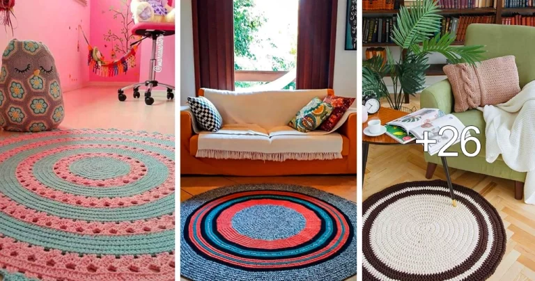 Read more about the article Ideas de Alfombras Redondas para la Decoración de la sala de estar