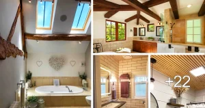 Ideas y Diseños de Techos para el Baño