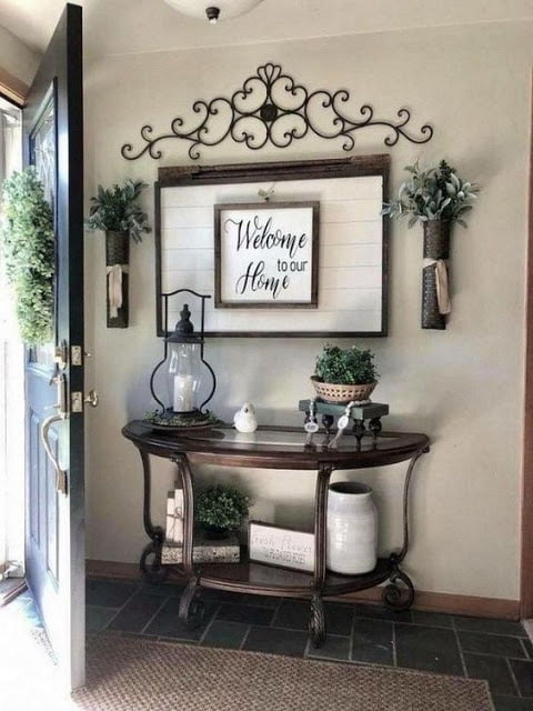 Decora el interior del hogar con hierro forjado