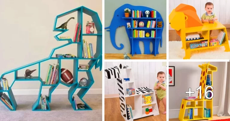 Read more about the article Estanterías y Librerías Modernas con Formas de Animales