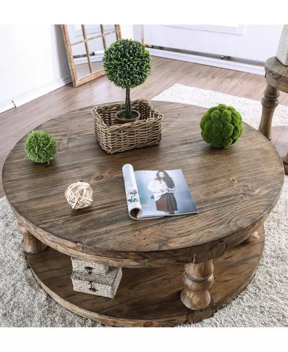 Diseños de Muebles Hechos con Bobinas de Madera Reciclada