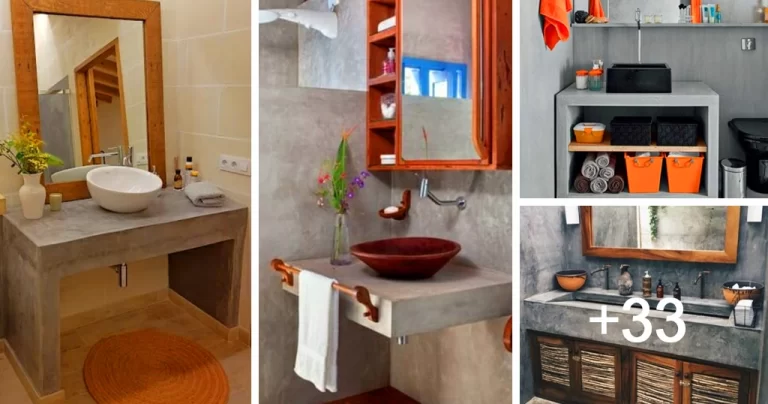 Read more about the article Tocadores de Concreto con Preciosos Diseños para el Baño