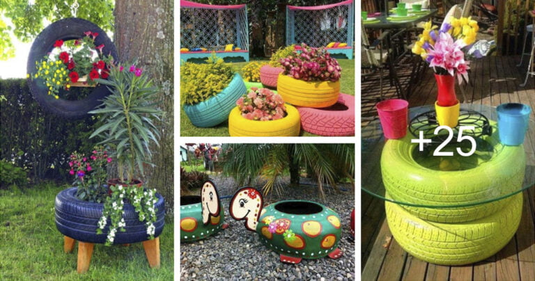Read more about the article Ideas para reciclar los neumáticos y darle vida a tu jardín