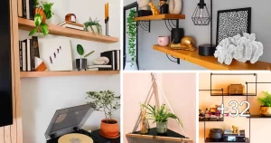 Ideas Creativas para Estantes de Pared