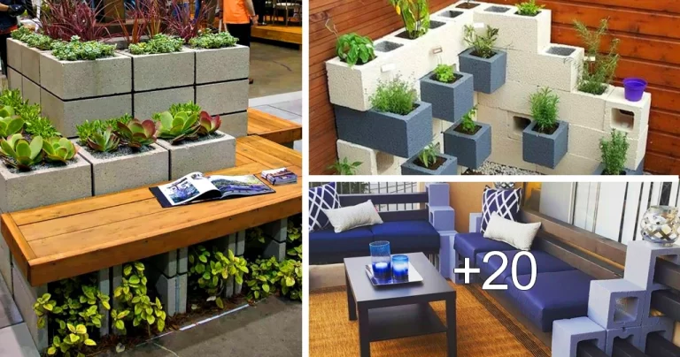 Read more about the article Ideas para Decorar el Jardín Usando Bloques de Cemento