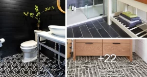 Lee más sobre el artículo Ideas de Pisos de Baño con Azulejo Negro