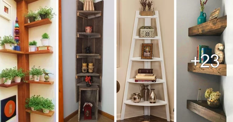Read more about the article Ideas de Estantes de Esquina para Ayudarte a Ahorrar Espacio