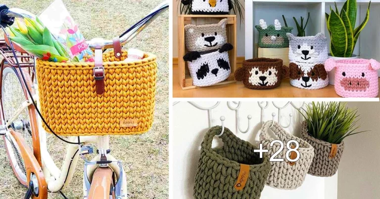 Read more about the article Modernos Cestos de Croché para Decorar el Ambiente