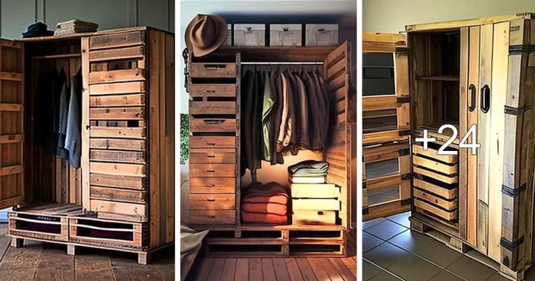 Read more about the article Armarios y Roperos Hechos de Pallets Reciclados