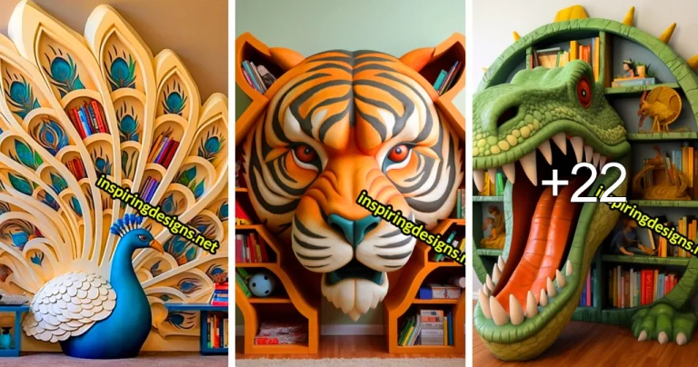 Read more about the article Estanterías Gigantes para Niños con Forma de Animales