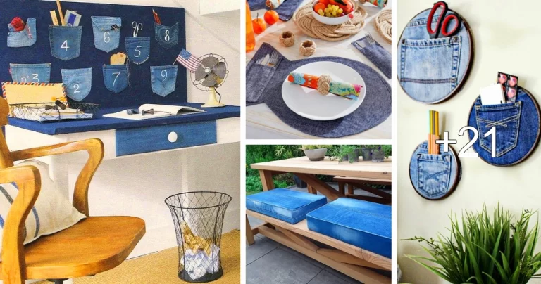 Lee más sobre el artículo Ideas para Decorar con Vaqueros Reciclados