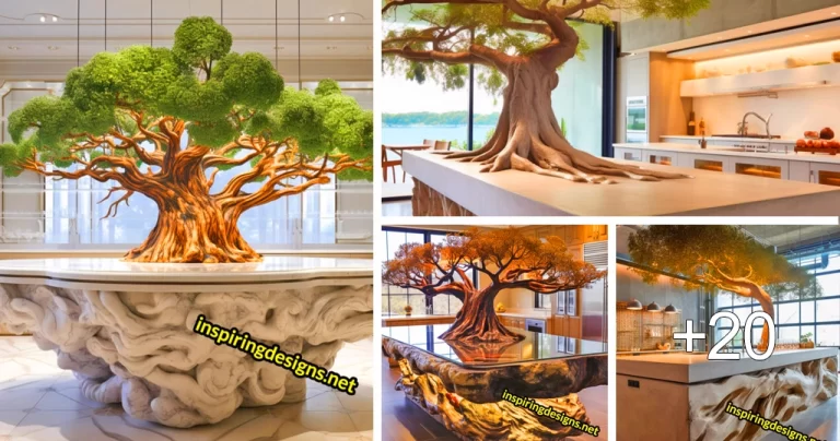 Read more about the article Islas de Cocina con Árboles que crecen de Ellas