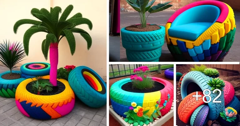 Lee más sobre el artículo Ideas de Decoración del Jardín con Neumáticos Viejos