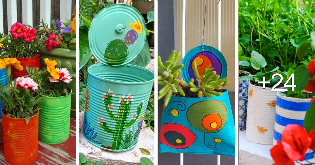 Transforma tus Latas de Conserva en Hermosas Macetas
