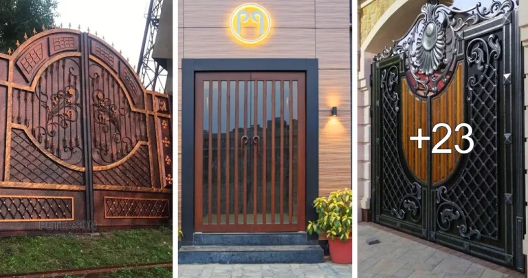 Read more about the article 25 Diseños de Puertas Principales de Hierro que Transforman por Completo tu Fachada